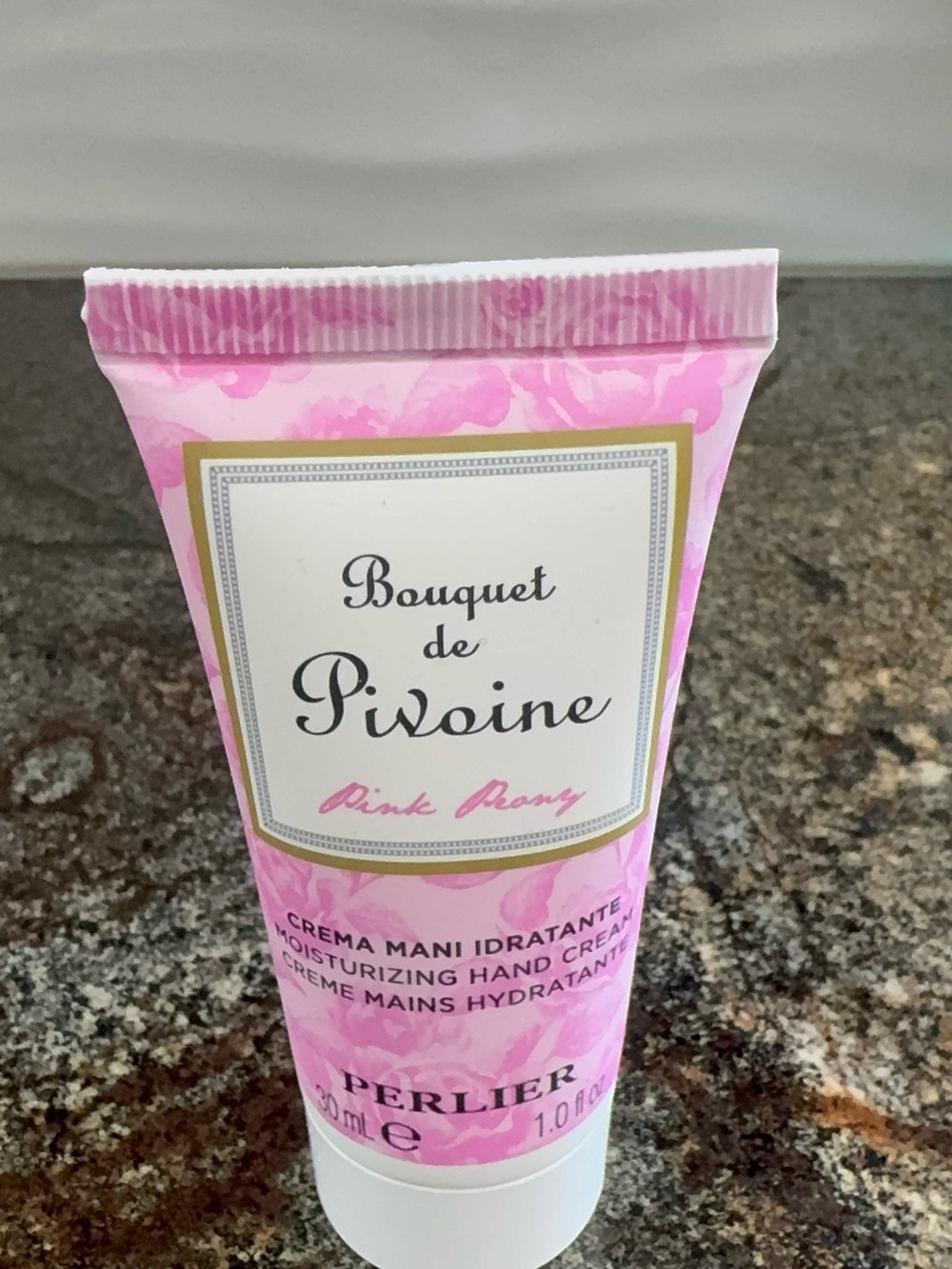 Perlier Bouquet de Pivoine Pink Peony Moisturizing Hand‎ Cream Pink 1fl oz